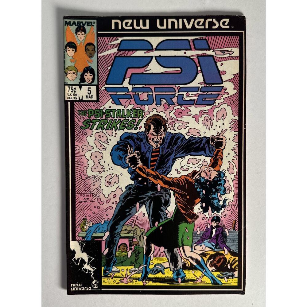 PSI-Force, New Universe issue #5, Marvel (1987) Comic
